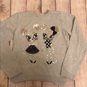 Sequined Girls Sweater